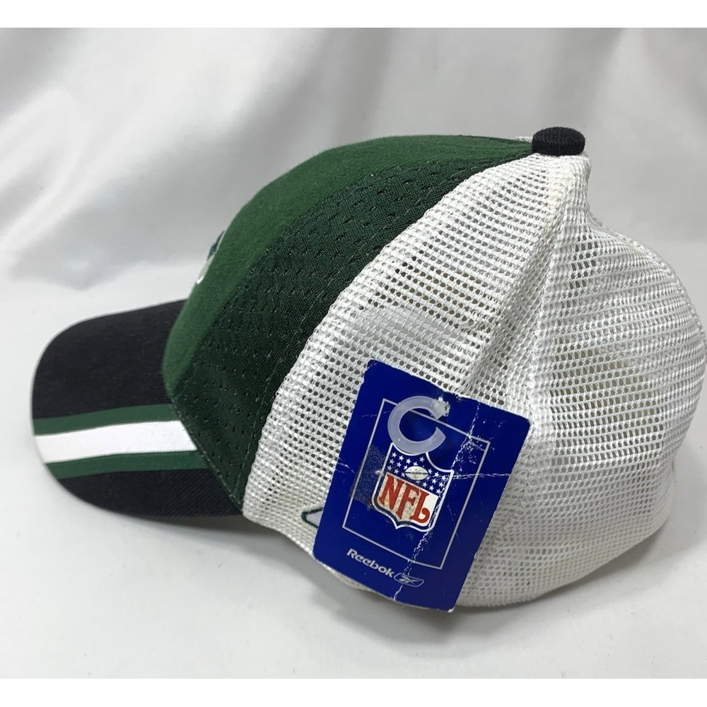 NEW New York Jets NFL Reebok Hat Cap YOUTH 4-7 Green Relaxed Mesh Back Old Stock - Picture 2 of 10